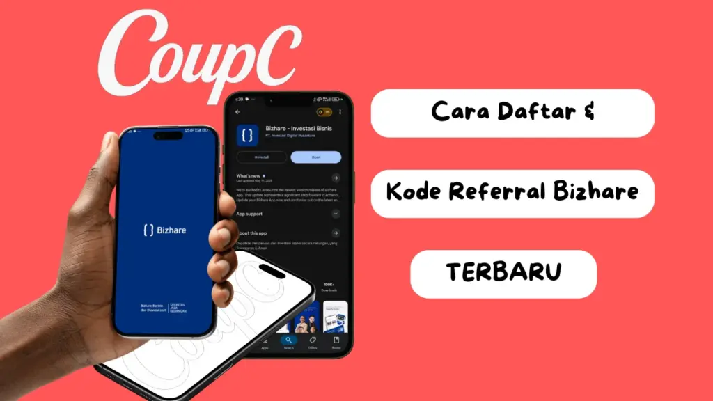 CoupC - Cara Daftar dan Kode Referral Bizhare Terbaru