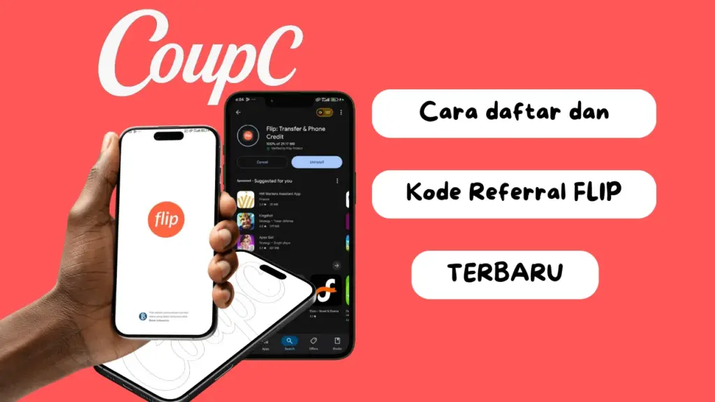 CoupC - Cara Daftar dan Kode Referral Flip Terbaru