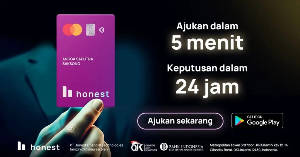 Tutorial Cara Daftar Honest Cepat ACC Limit Besar