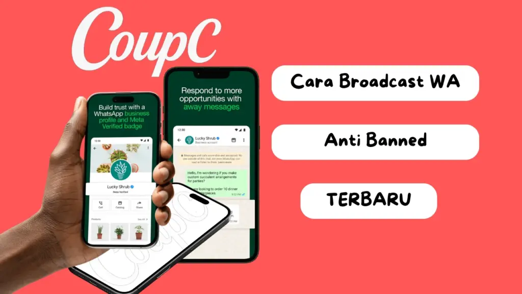 CoupC - Cara Broadcast WhatsApp (WA) anti-ban Terbaru